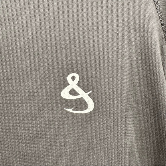 Hook & Tackle Men’s Cool Breeze Black Quick Dry Performance Vented Shirt Large - Picture 3 of 11